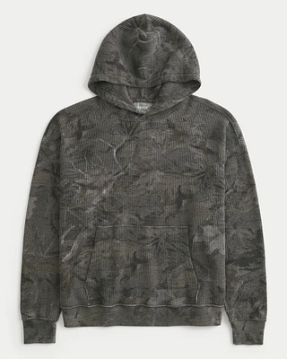 Relaxed Camo Thermal Hoodie