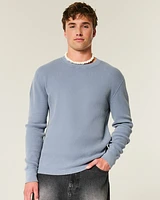Long-Sleeve Thermal Crew T-Shirt