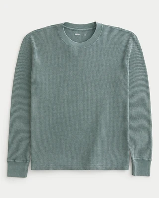 Long-Sleeve Thermal Crew T-Shirt