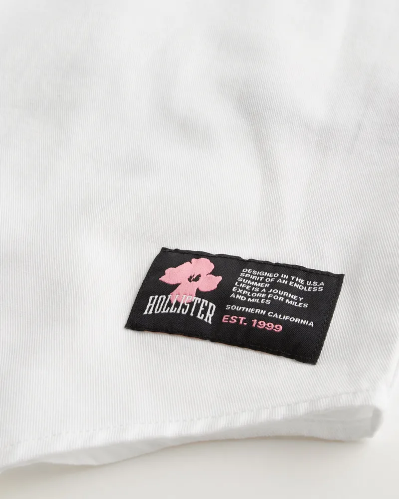 Hollister Co. CHERRY BLOSSOM - Print T-shirt - white 