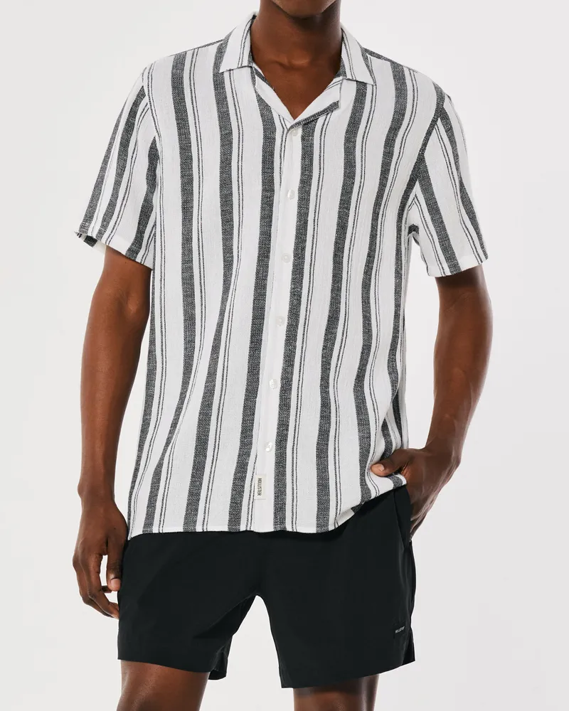 Textured Short-Sleeve Shirt