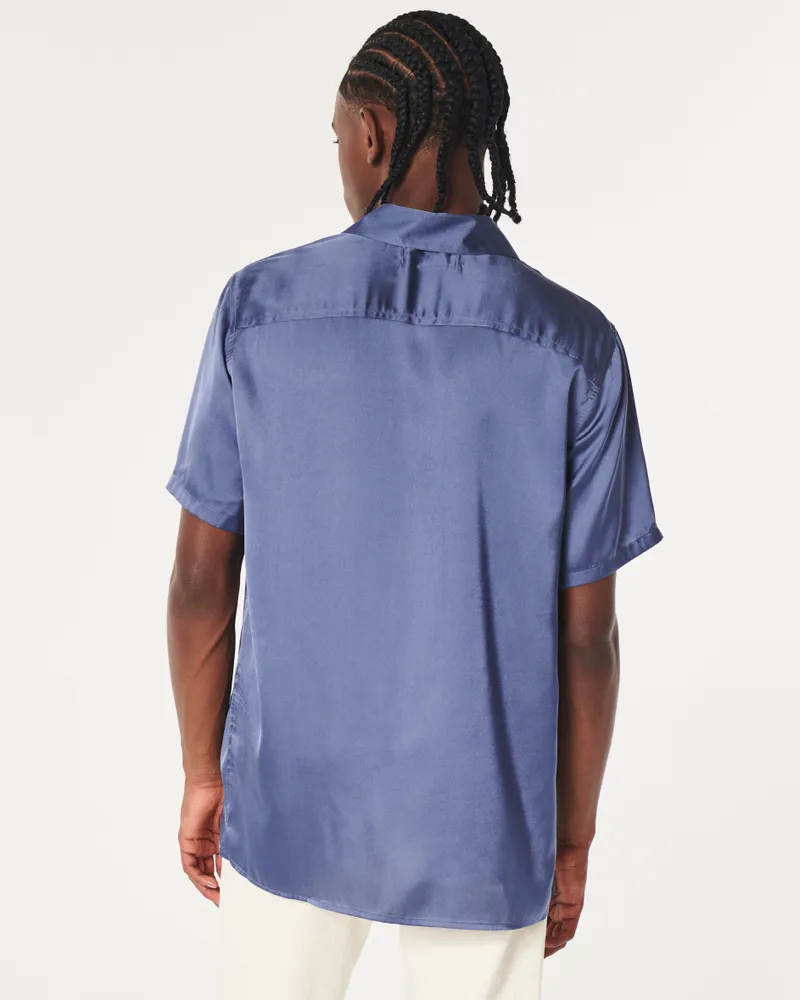 Short-Sleeve Pattern Shirt
