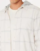 Flannel Hoodie Shirt