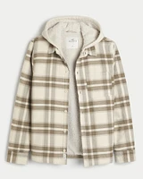 Faux Shearling-Lined Shacket