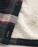Faux Shearling-Lined Shacket