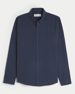 Long-Sleeve Oxford Shirt