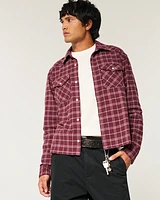 Crop Flannel Shirt