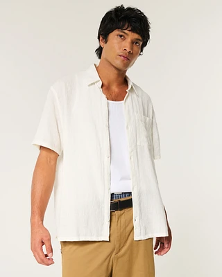 Boxy Short-Sleeve Shirt
