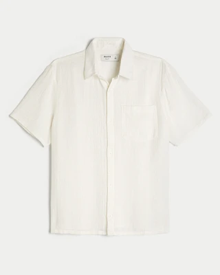 Boxy Short-Sleeve Shirt
