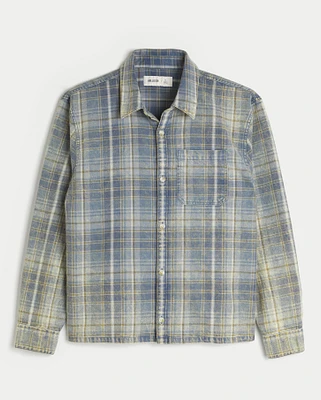 Long-Sleeve Flannel Shirt