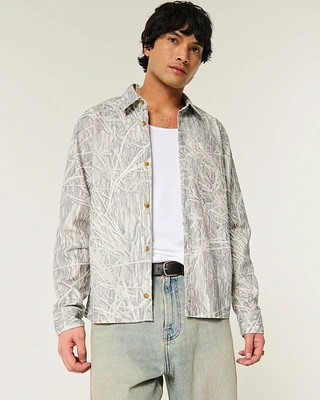 Boxy Flannel Shirt