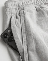 Linen-Blend Jogger Shorts 7