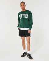 Twill Pull-On Shorts 5