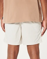 Twill Pull-On Shorts 7