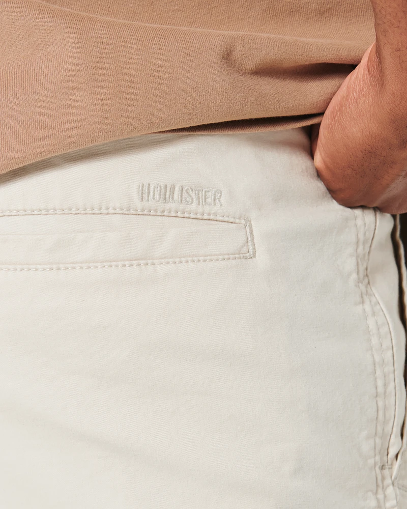 Twill Pull-On Shorts 7
