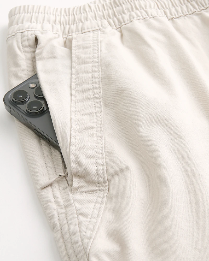 Twill Pull-On Shorts 7