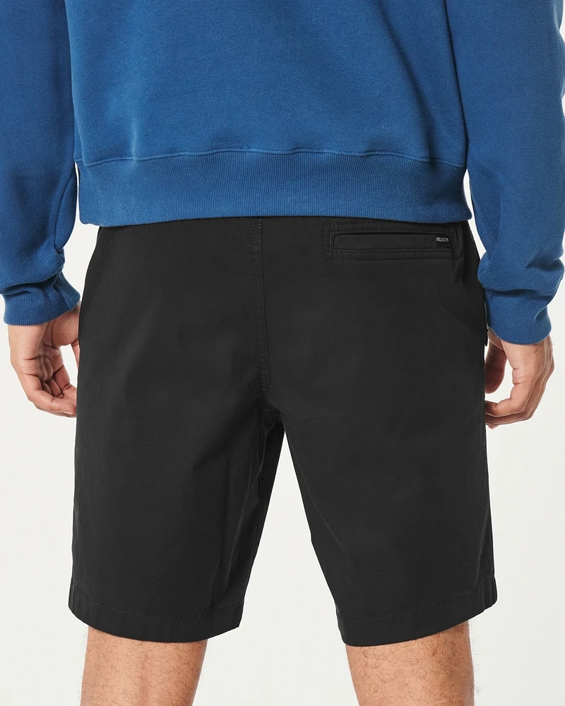 Twill Pull-On Shorts 9