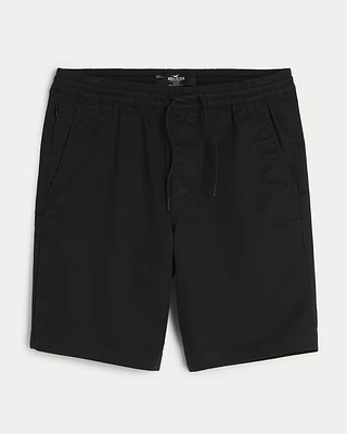 Twill Pull-On Shorts 9