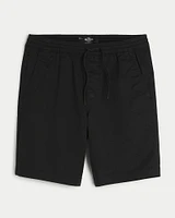 Twill Pull-On Shorts 9