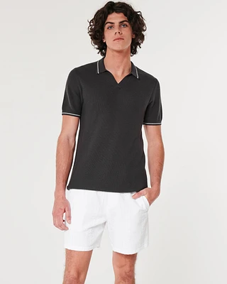 Seersucker Shorts 7"