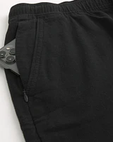 Linen Blend Jogger Shorts 7