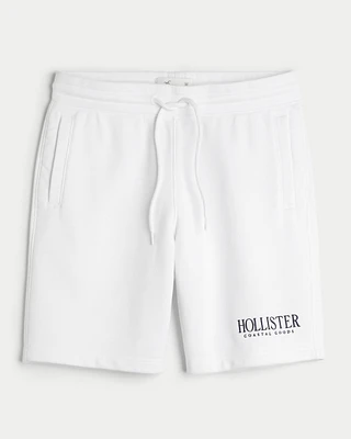 Fleece Logo Graphic Shorts 9"