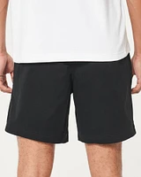 Twill Pull-On Shorts 7