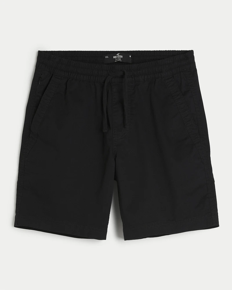 Twill Pull-On Shorts 7