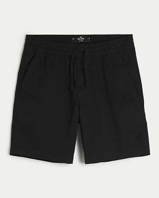Twill Pull-On Shorts 7