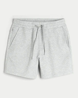 Mid-Thigh Loose Cooling Fleece Shorts