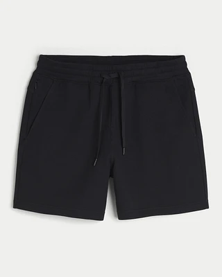 Mid-Thigh Loose Cooling Fleece Shorts