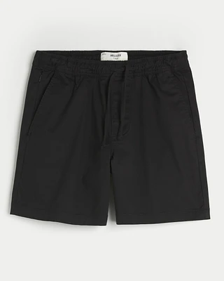 Twill Pull-On Shorts 7