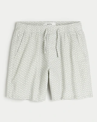 Flex-Waist Textural Woven Shorts 8