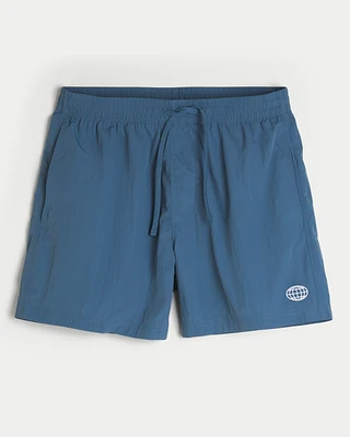 Mid-Thigh Baggy Soccer Shorts