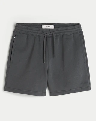 Hollister Feel Good Fleece Mid-Thigh Loose Shorts