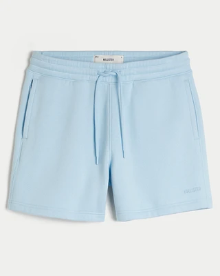 Hollister Feel Good Fleece Mid-Thigh Loose Shorts