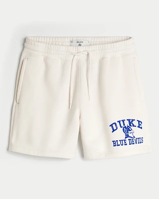 Mid-Thigh Fleece Duke Blue Devils Graphic Shorts