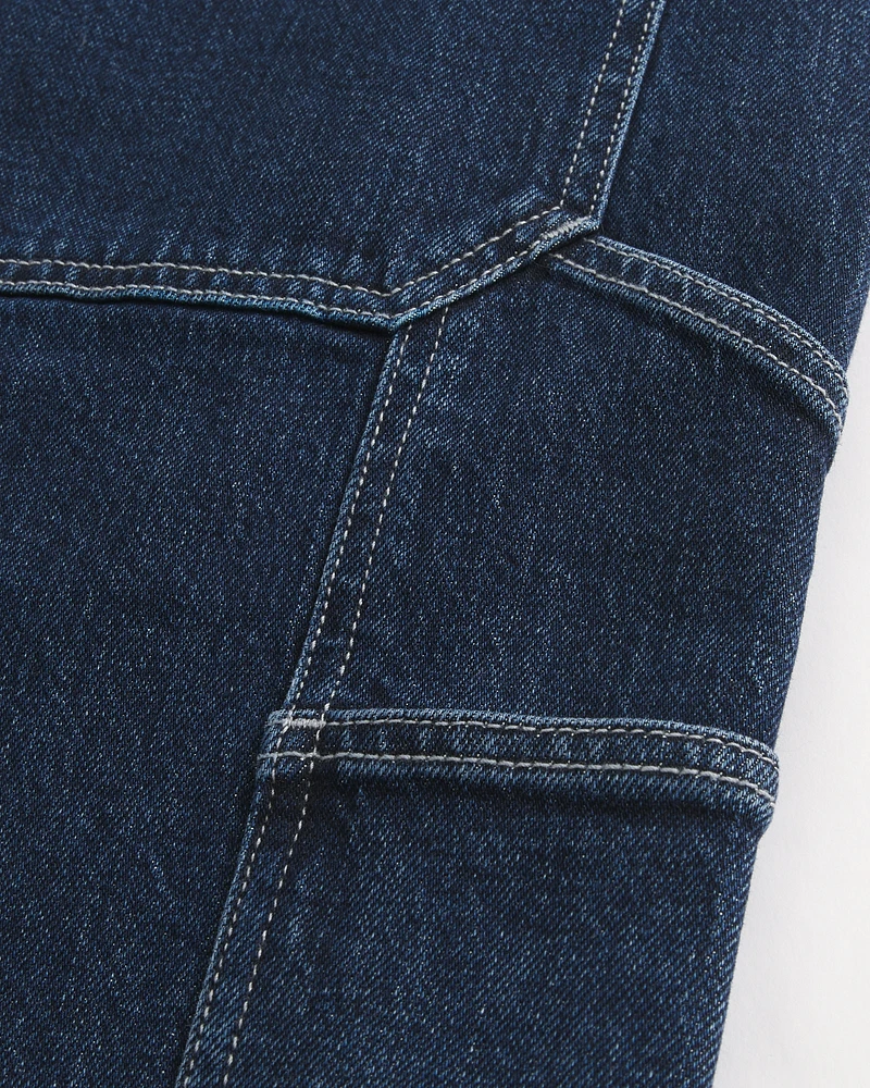 Baggy Denim Painter Shorts