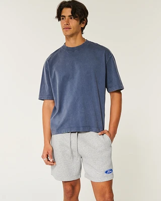 Hollister Feel Good Fleece Mid-Thigh Ford Graphic Shorts