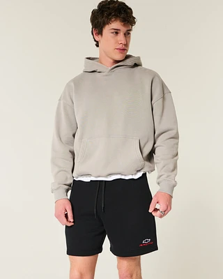 Hollister Feel Good Fleece Mid-Thigh Chevy Graphic Shorts