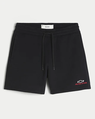 Hollister Feel Good Fleece Mid-Thigh Chevy Graphic Shorts