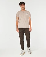 Twill Cargo Joggers