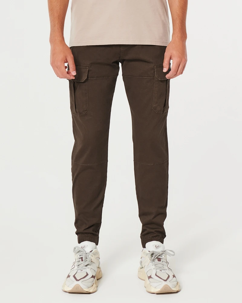 Twill Cargo Joggers