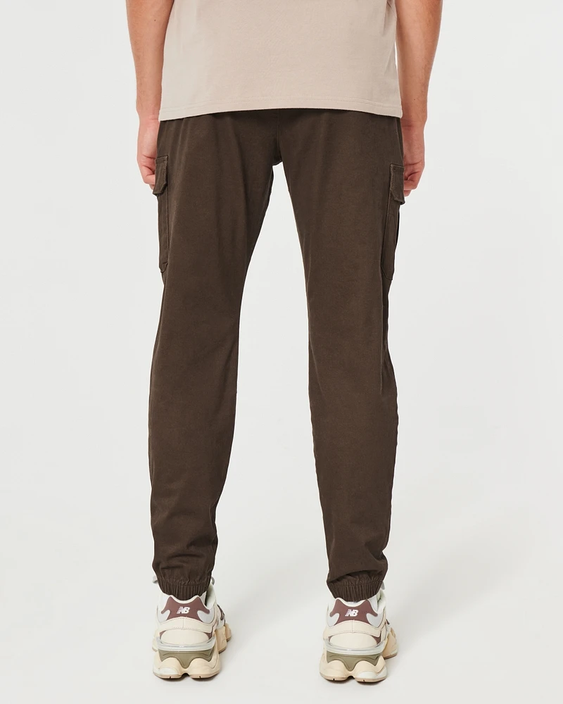 Twill Cargo Joggers