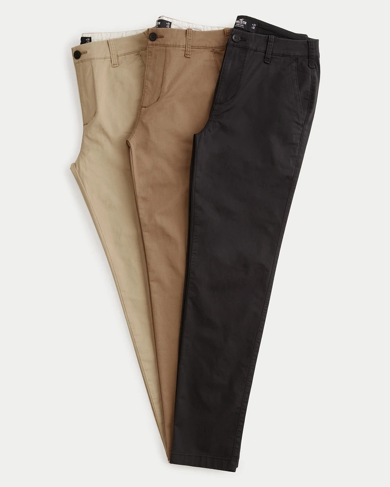 Skinny Chino Pants 3-Pack