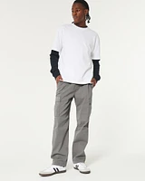 Loose Cargo Parachute Pants