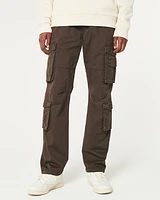 Slim Straight Pull-On 4-Pocket Cargo Pants