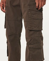 Slim Straight Pull-On 4-Pocket Cargo Pants