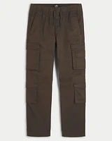 Slim Straight Pull-On 4-Pocket Cargo Pants