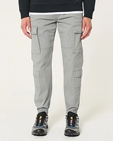 Relaxed Twill Cargo Joggers